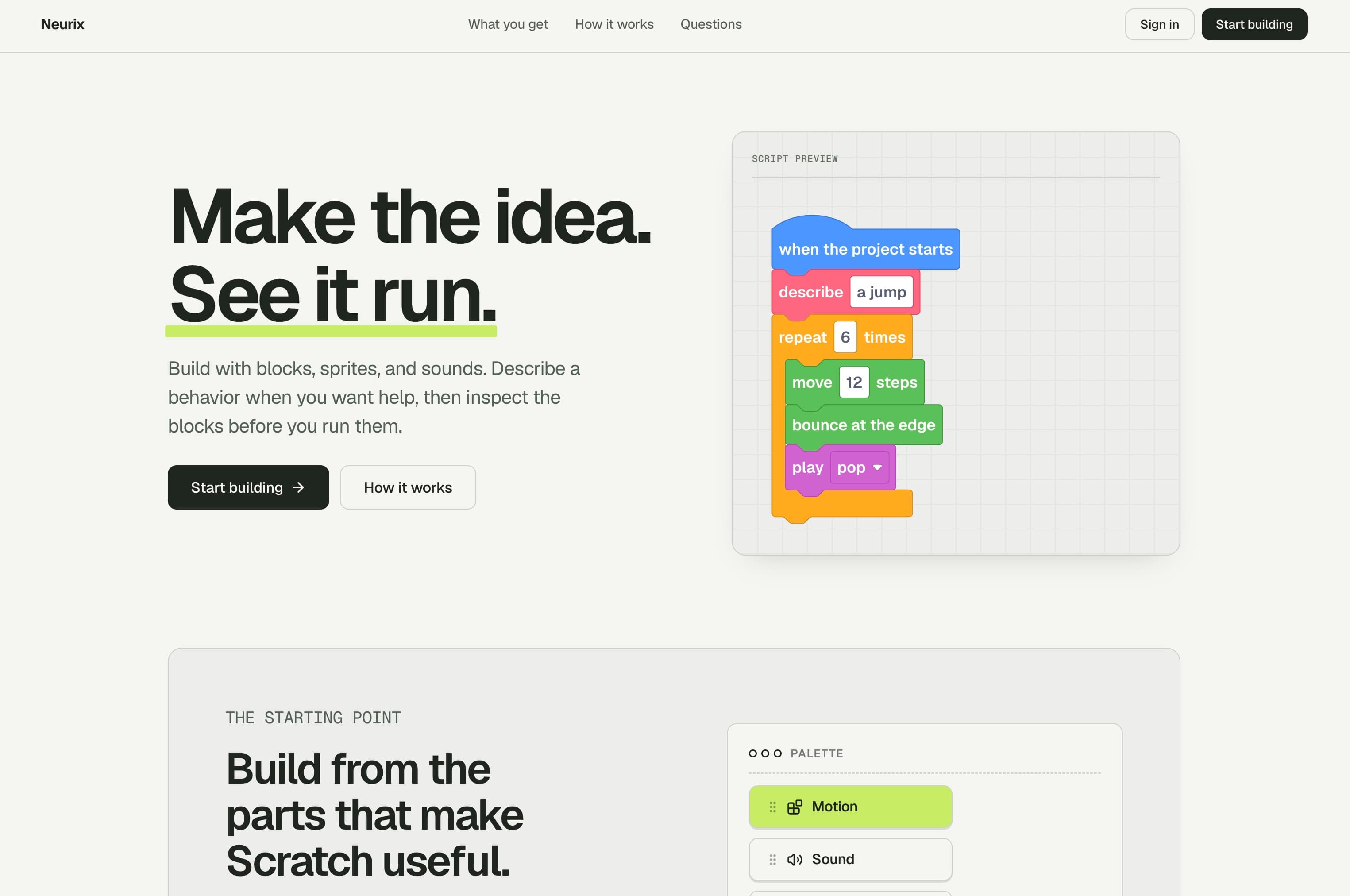 Neurix interface