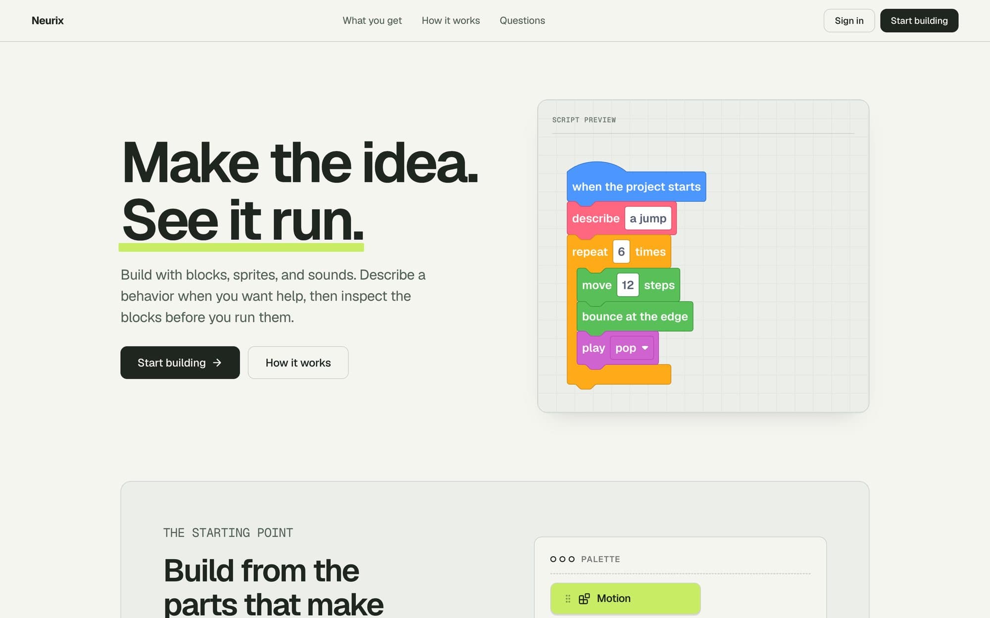 Neurix interface